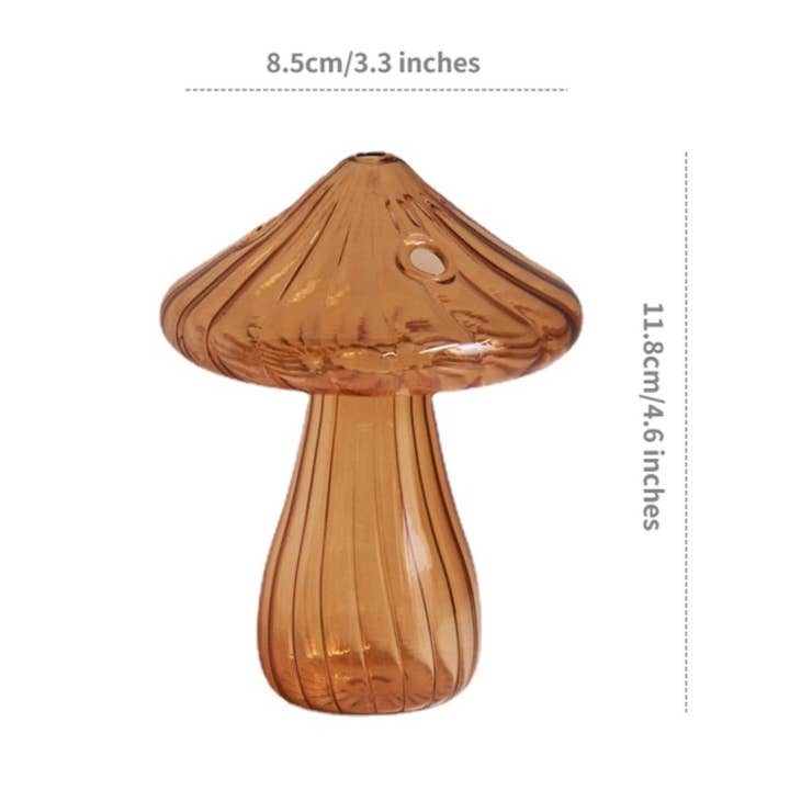 IVORE.GROUP - Wholesale Vase - Mini Glass Mushroom Bud Vase
