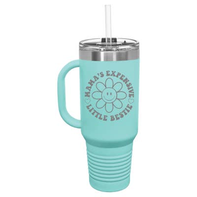Sugar City Maker – wholesale Insulated mug/tumbler – Mama's Expensive Little Bestie 40oz Tumbler6