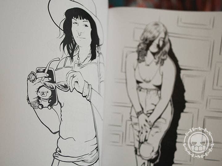 Chain Assembly LLC - Vendita all'ingrosso Libro da colorare - Adulti - Libro da colorare Punk Rock, 40 pagine con copertina. 8 1/2 «x 11"6