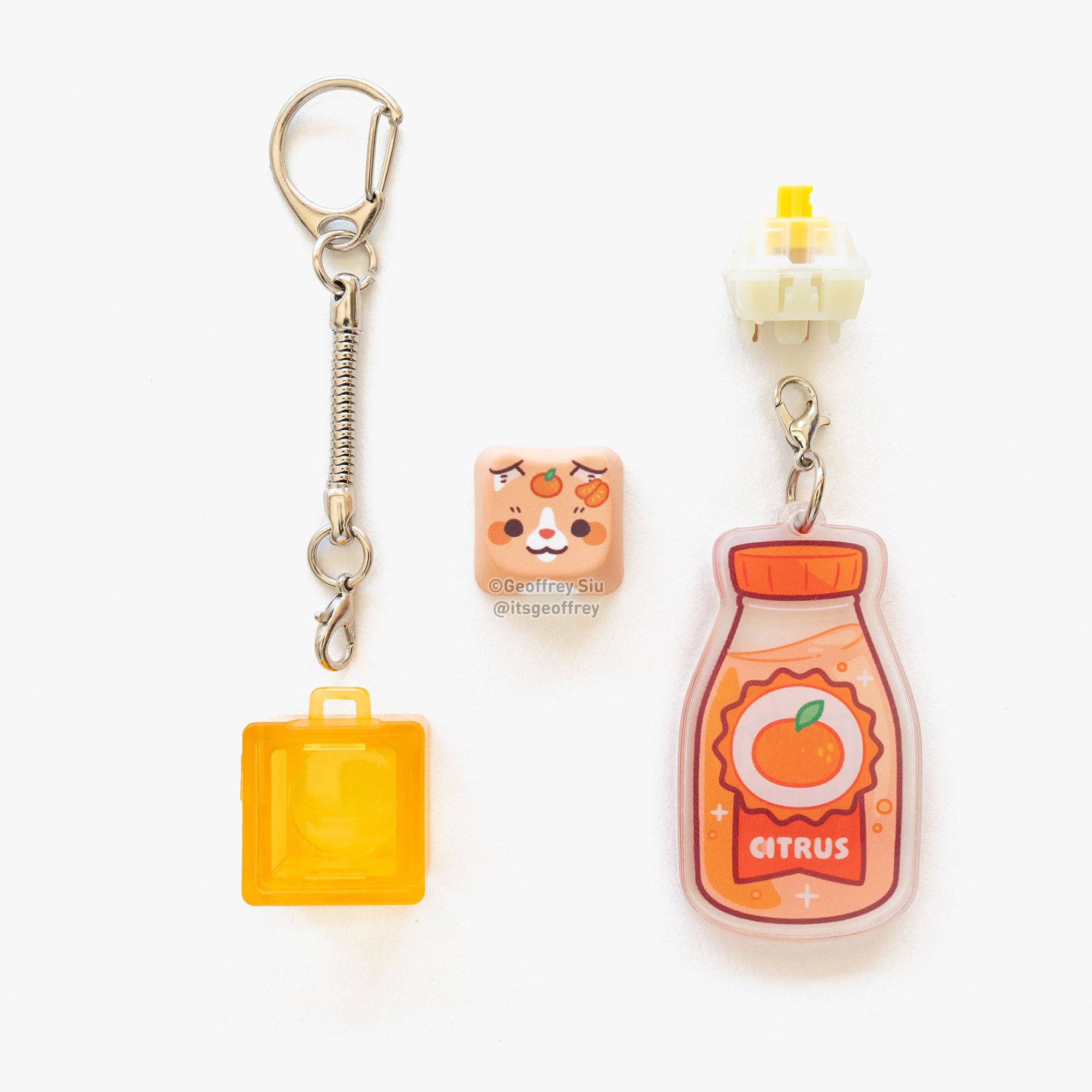 Geoffrey Siu Art LLC - Wholesale Keychain - Unisex - Series 4 Creamy Clicky Keychain Blind Bag2