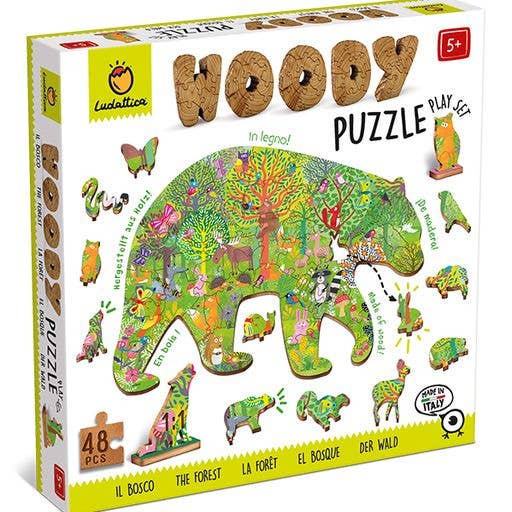 DAM - Wholesale Puzzle - Kids - Ludattica - Woody Puzzle FOREST0