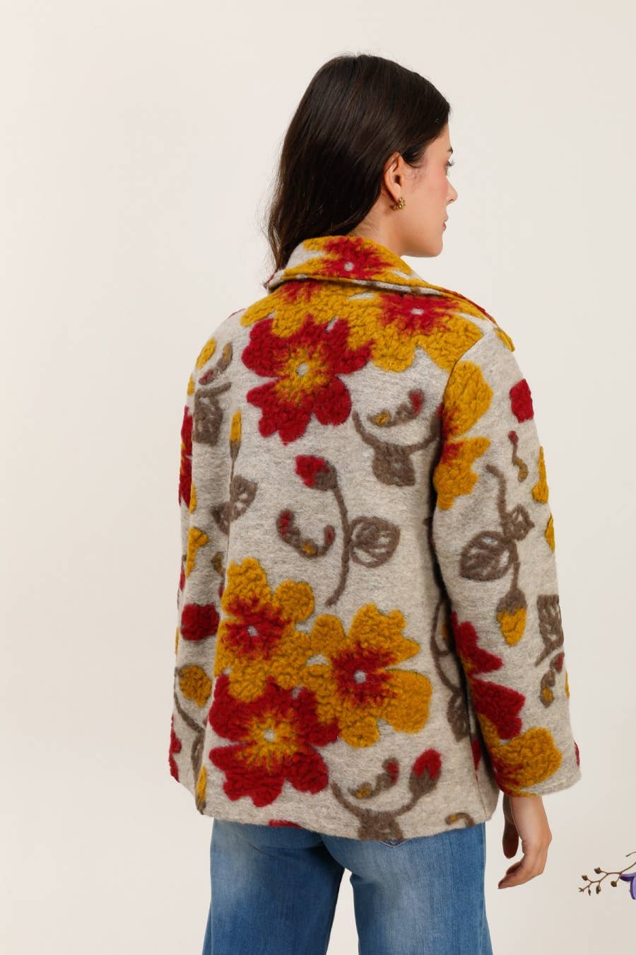 la maison des fibres naturelles – Großhandel Jacke – Damen – Jacke 09028 80%Wolle 20%Polyester7