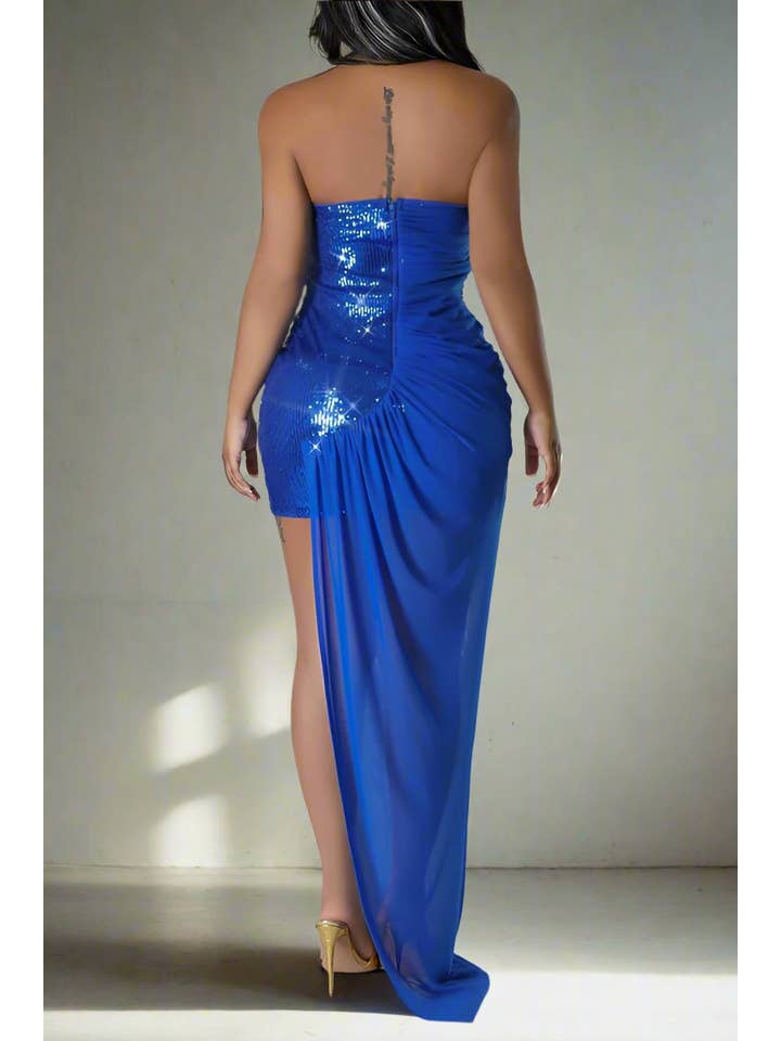 J2 FASHION - Wholesale Dress - Women's - Glamorous, strapless dress