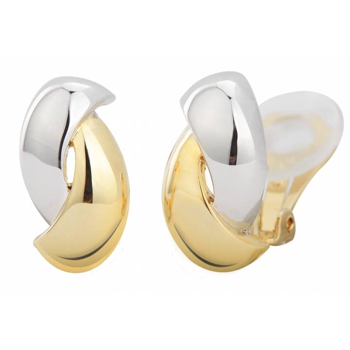 Brincos de pressão bicolor Traveller por atacado de Hollander Jewels B.V.