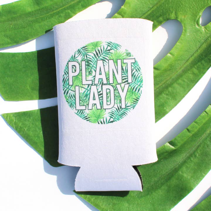 Refrigeratore per bevande Plant Lady Slim Can per la vendita all'ingrosso da parte di Guy Piper Handmade