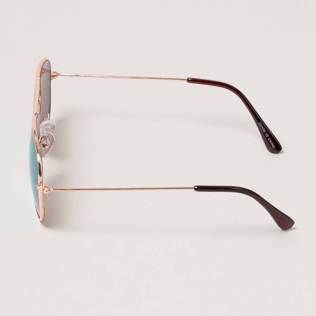  ASSORTED Kid's Tinted Aviator Sunglasses for wholesale on Faire8