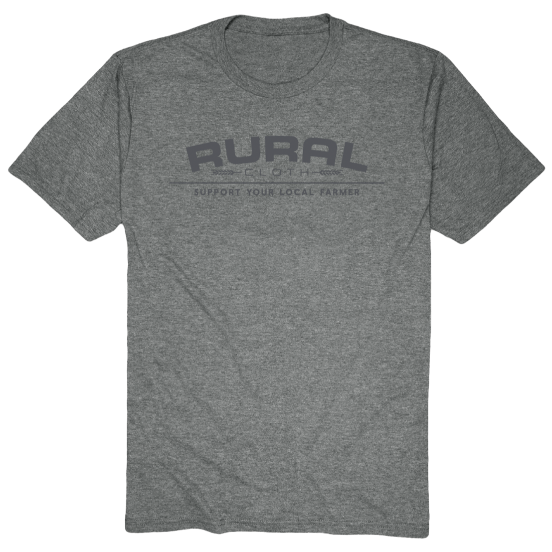 American Cattle Co - Wholesale Screen Printed T-Shirt - Unisex - Support Tee-Heather Gray0