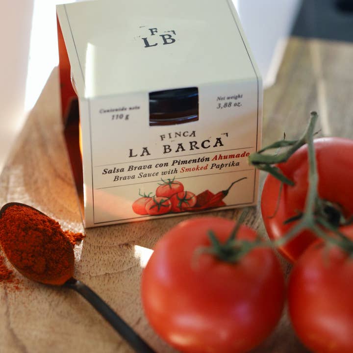 Finca La Barca - Wholesale Salsa - Salsa Brava con Pimentón Ahumado " Finca La Barca" 110G3