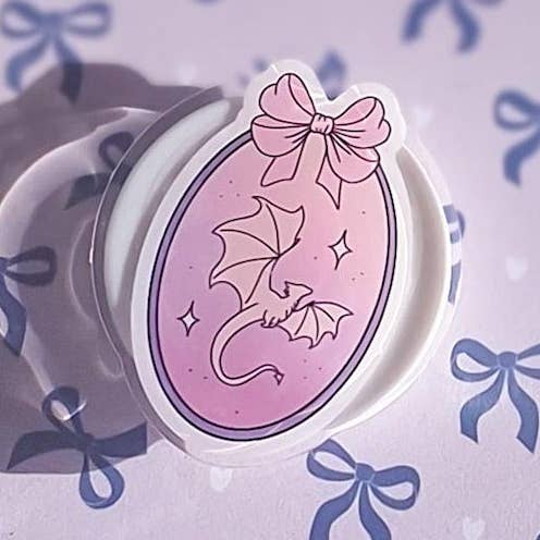 dragon bow kindle/phone grip adhesive for wholesale by Romantasy Designs