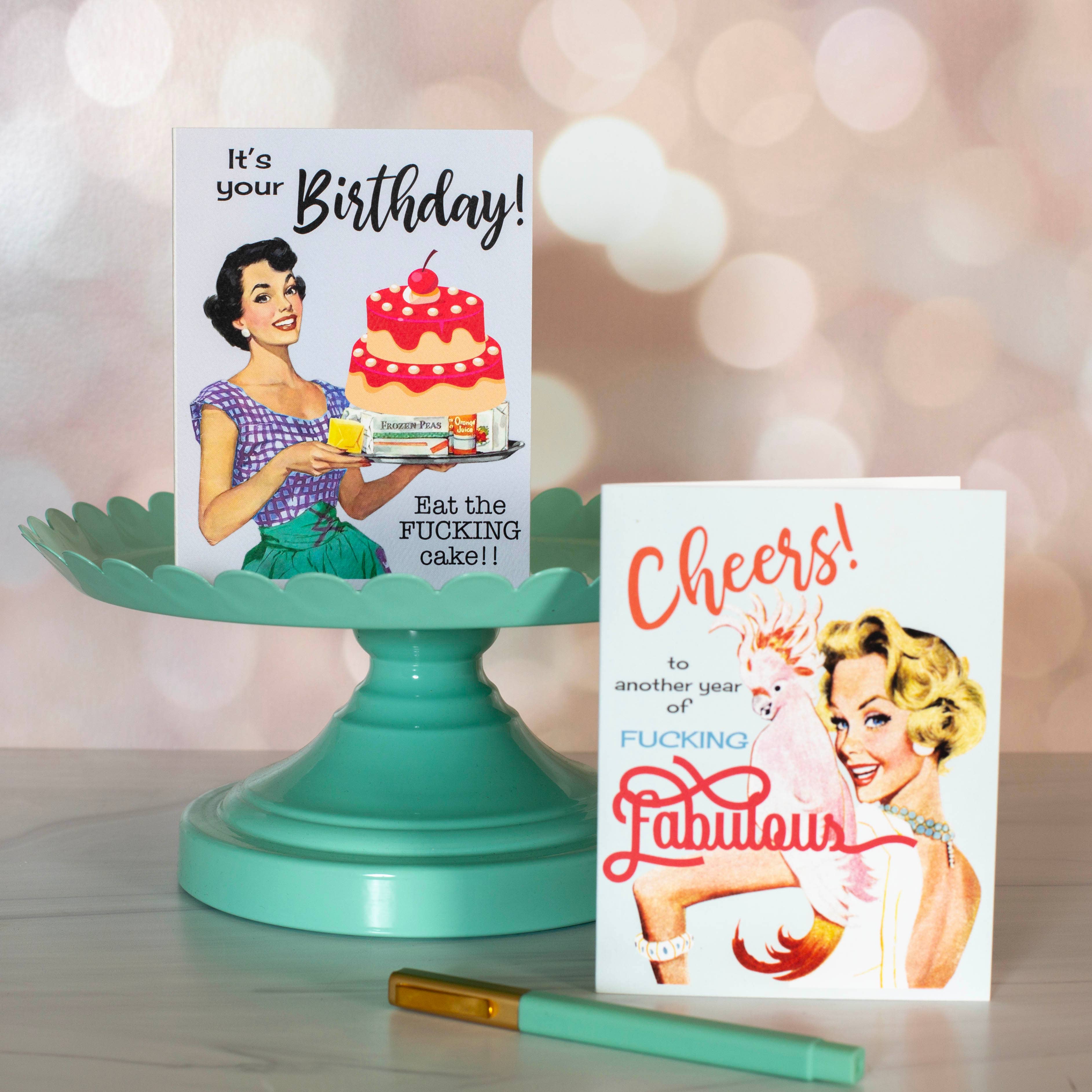 Mod Lounge Paper Company - Wholesale Birthday Card - Another Year of Fucking Fabulous Funny Birthday Card6