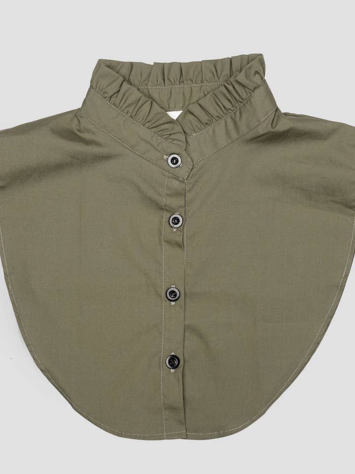 Collar Ruffle Green voor wholesale door PINNED by K