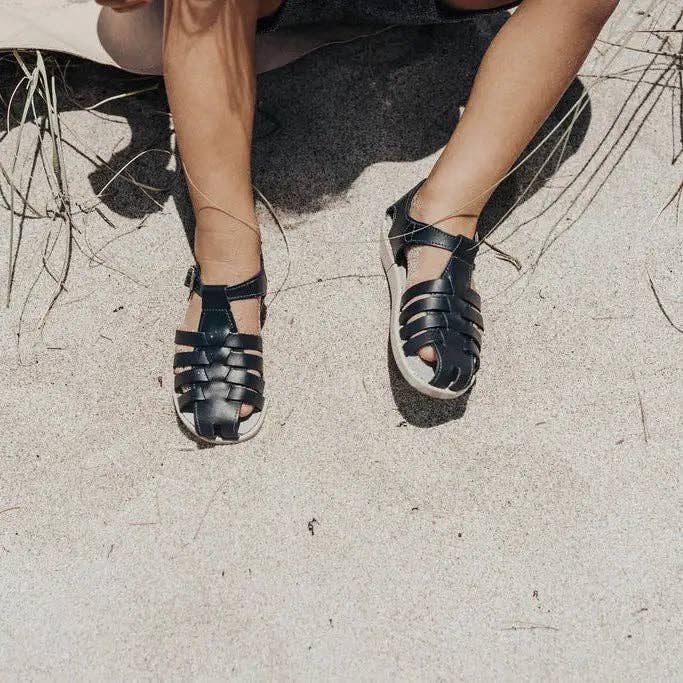 Audrey Fisherman Sandal - Navy for wholesale by Zimmerman Shoes