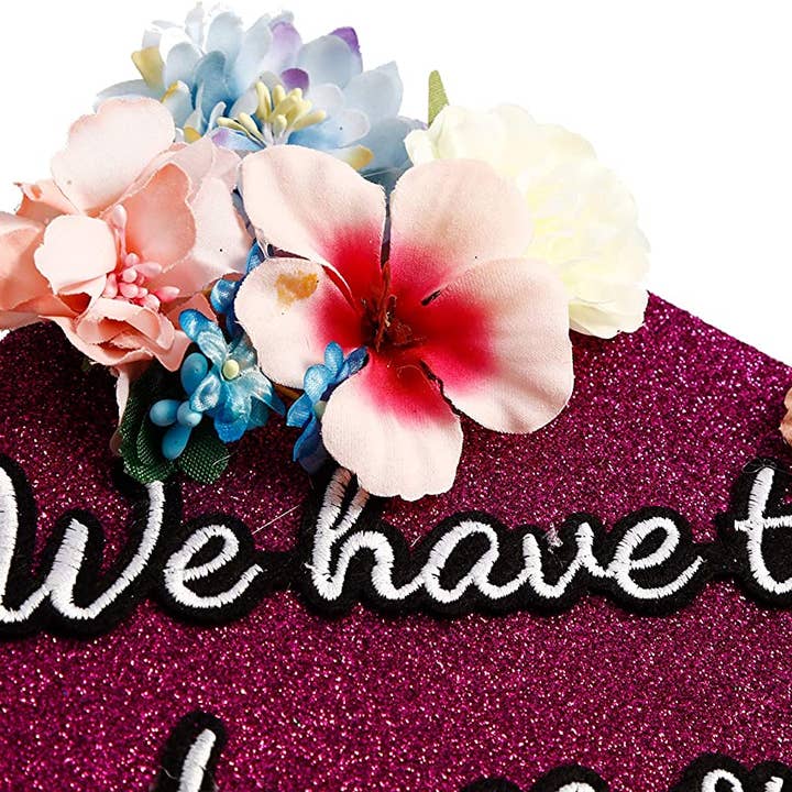 Decoración de gorra de graduación floral hecha a mano para venta al por mayor de Once Upon A Time