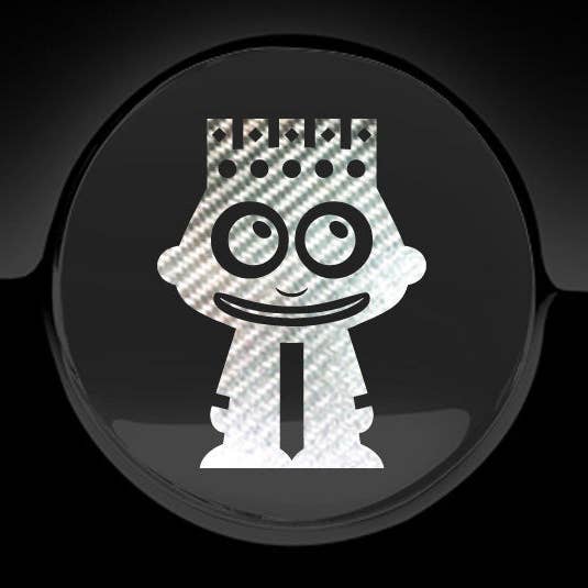 Adorable King Fuel Cap Car Sticker for wholesale by WinsterCreations™