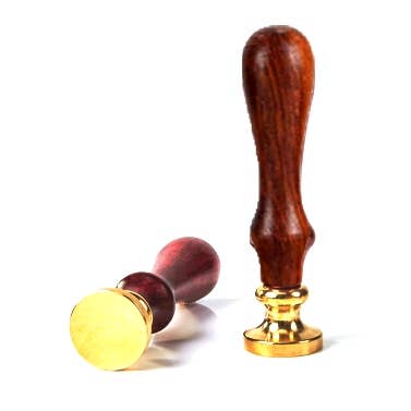 Freund Mayer & Co. - Wholesale Rubber/Decorative Stamp - Classic Wood Handles for Wax Seal Stamps  - multi- colors2