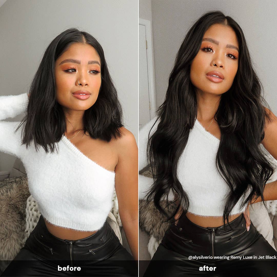 INH Hair - Wholesale Hair Extensions - Lite Remy Hair Extensions | 18" mid length hair extensions15