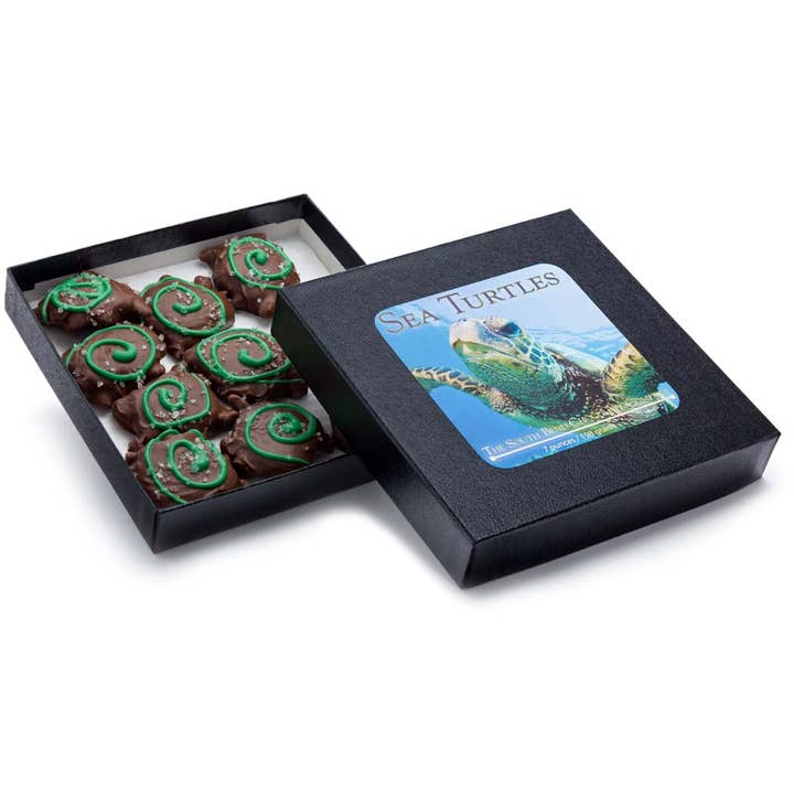 THE SOUTH BEND CHOCOLATE COMPANY - Wholesale Chocolate Covered Sweets - Sea Salt Turtles