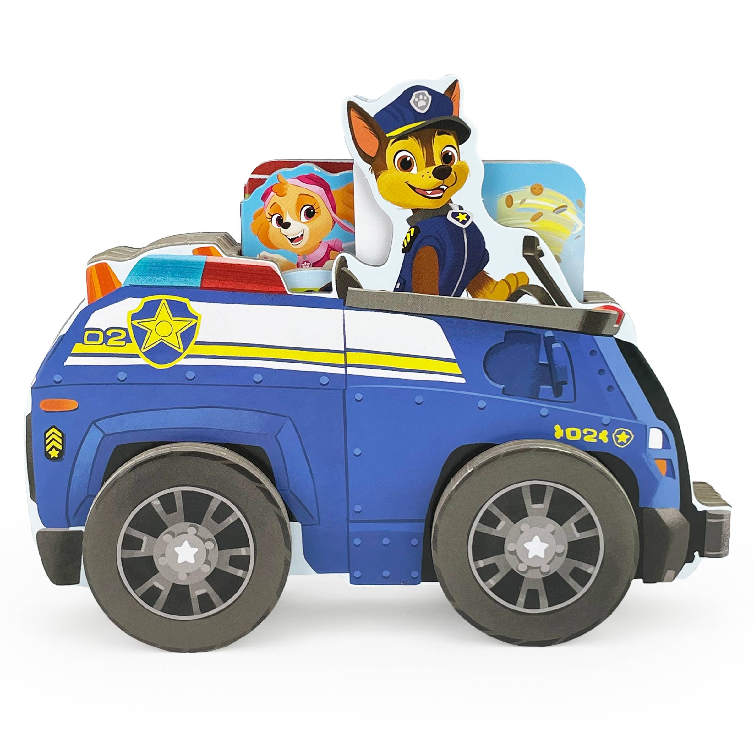 Cottage Door Press - Wholesale Preschool Book (3-5) - PAW Patrol Ruff-Ruff Rescue Tales Rolling Wheeled Book Set1