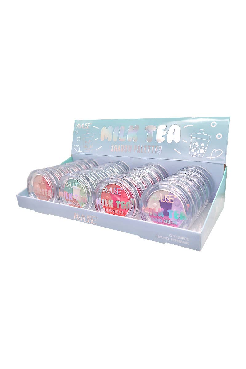 PINEAPPLE Beauty - Wholesale Eyeshadow - Amuse FK9788 Milk Tea Shadow Palettes - 24 pcs1