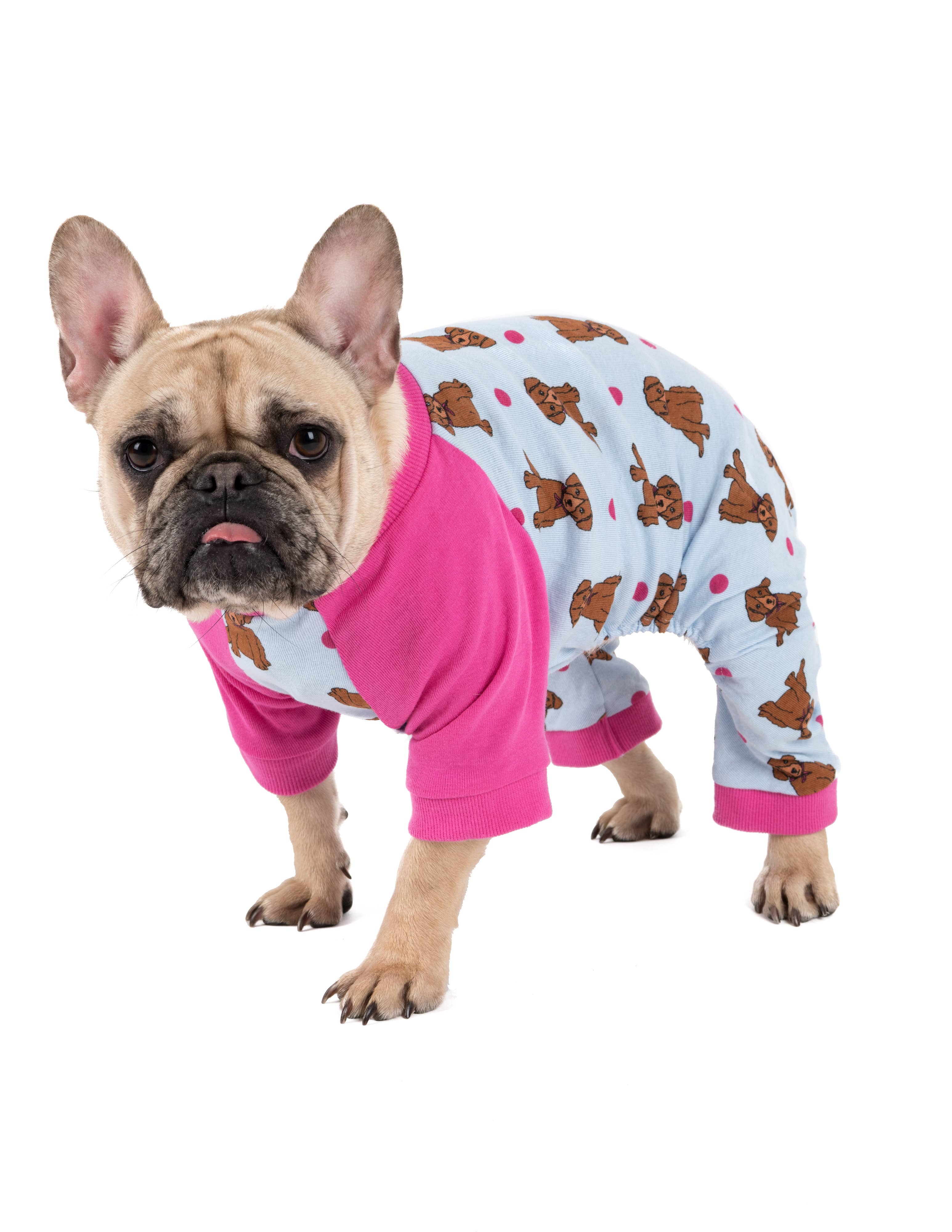 Leveret Pajamas – Großhandel Haustierpyjama – Hund – Hundebaumwoll-Pyjama mit Muster35