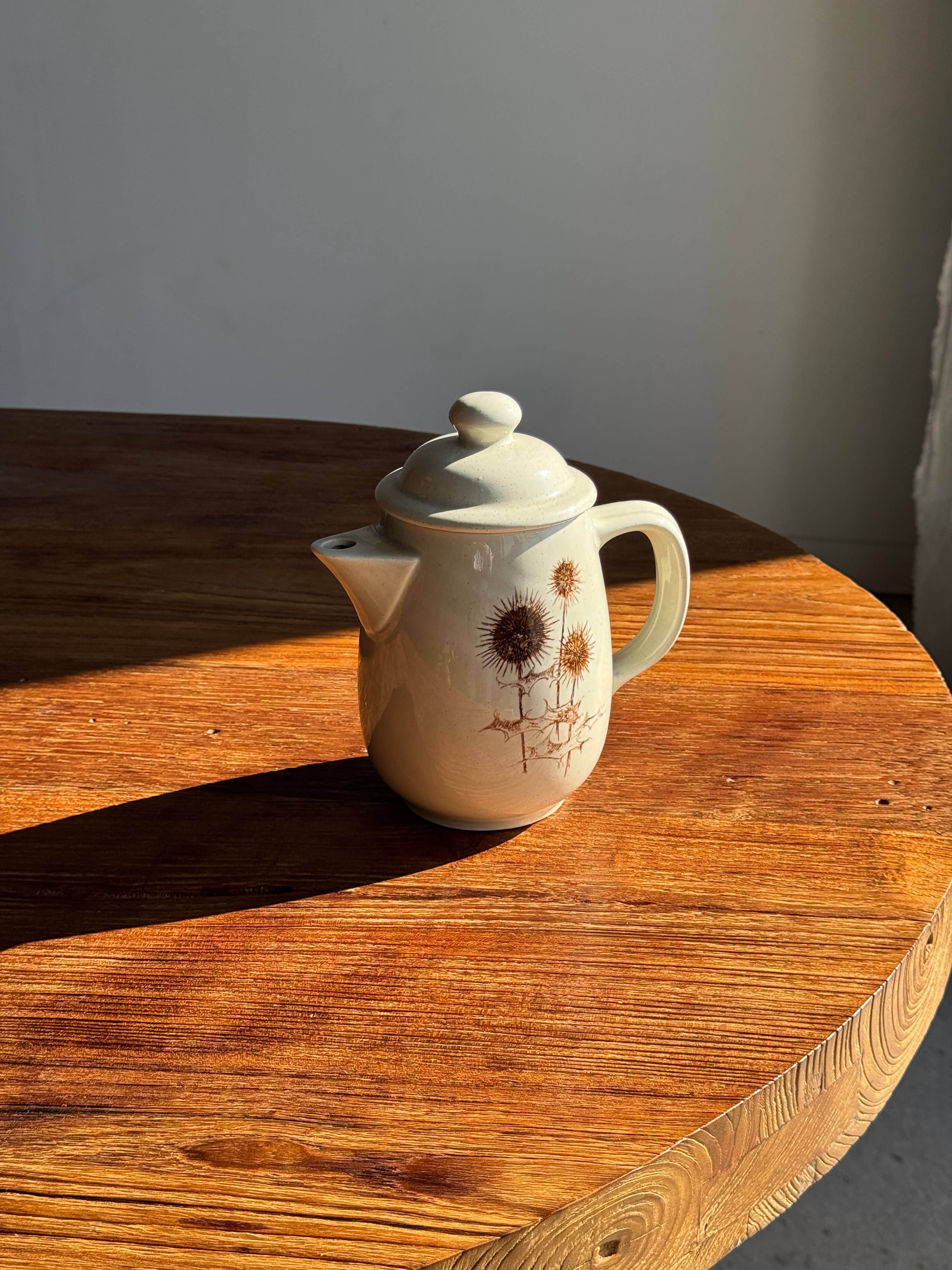 Office Objets - Wholesale Tea Pot - Sarreguemines teapot with thistle patterns H2011