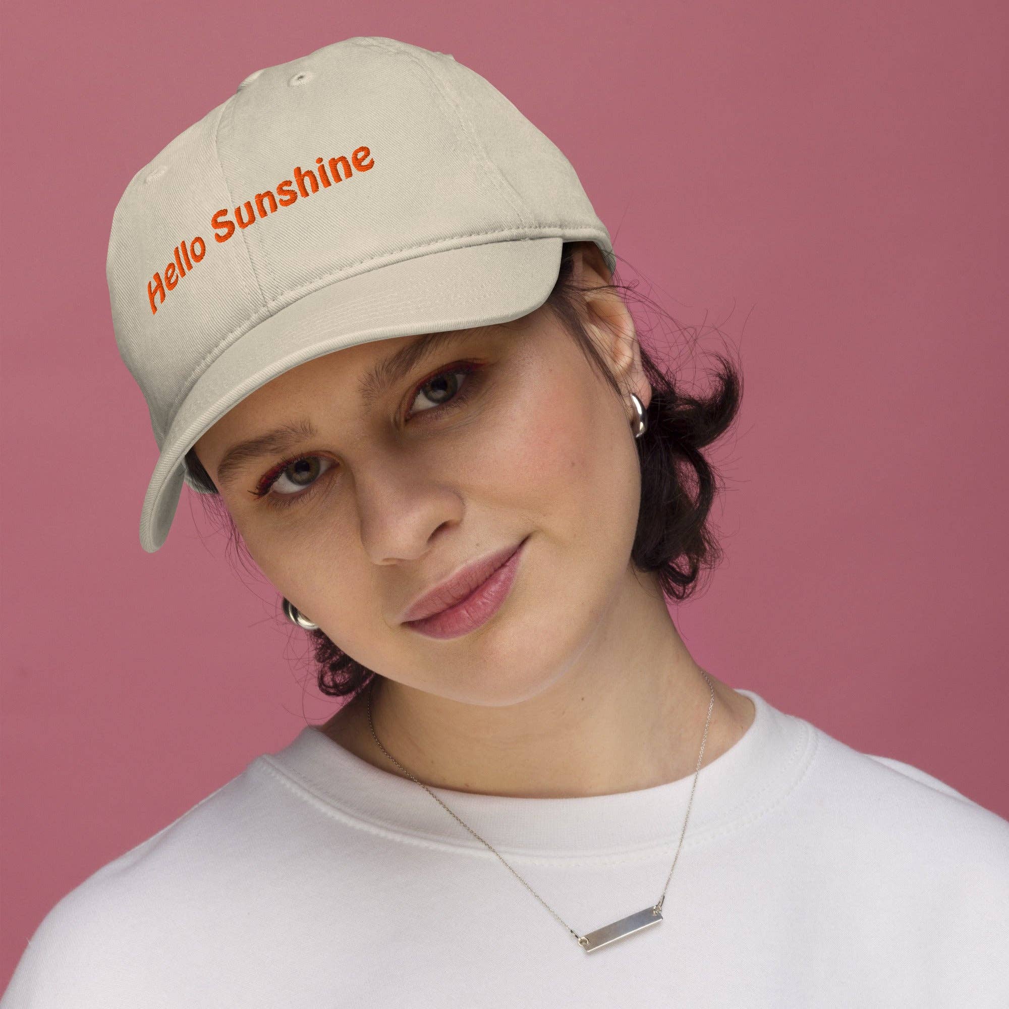 Restored By Nature Company - Wholesale Baseball Cap - Unisex - Organic Dad Hat - Hello Sunshine1