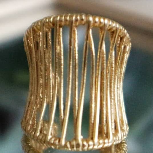 ULPIA GOLD RING for wholesale by MIO JEWELS