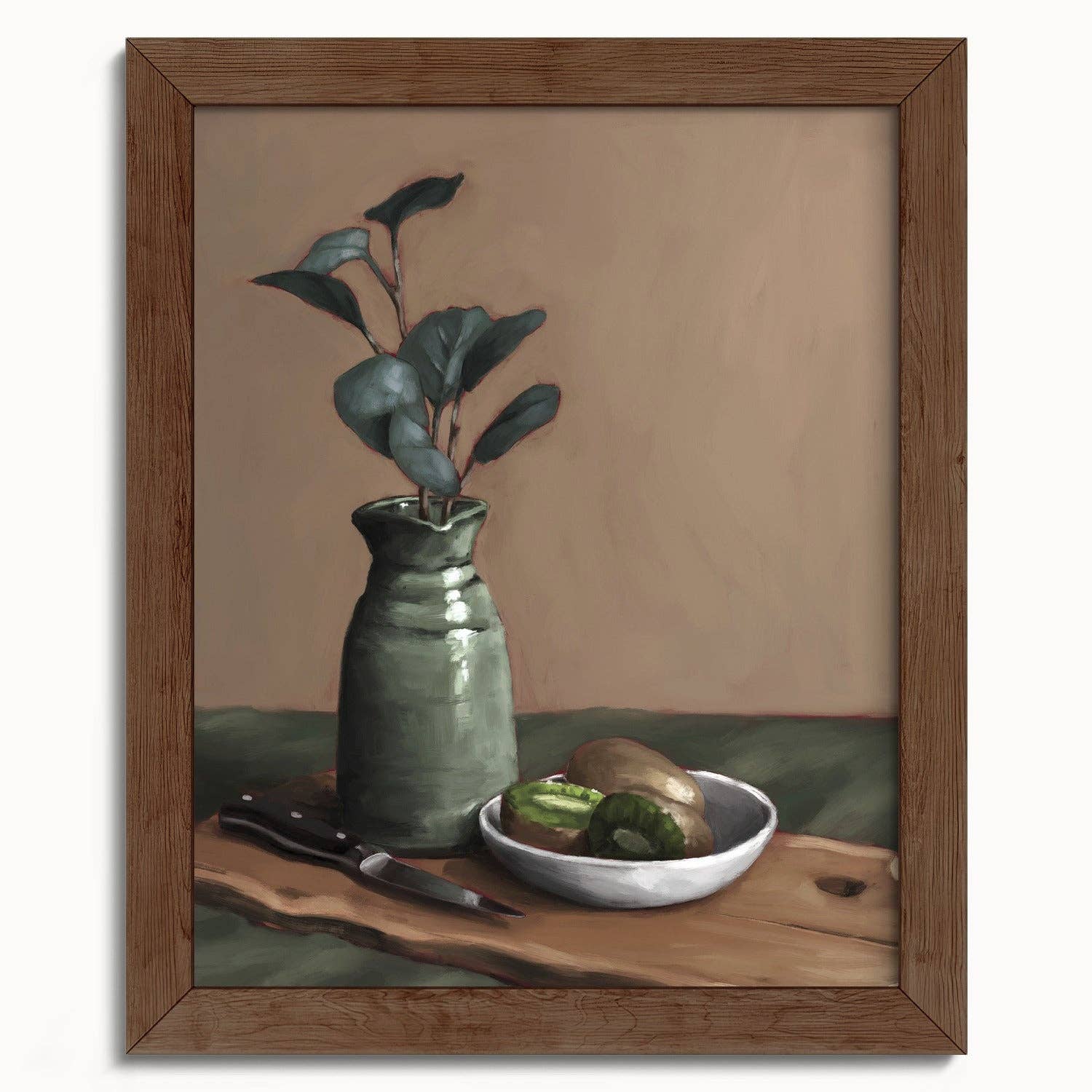The Ugly Cat Studio - Wholesale Art Print - Eucalyptus and Kiwi Still Life Art Print11