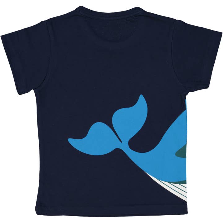 Coq En Pate - Wholesale Screen Printed T-Shirt - Kids - 100% organic cotton children's T-shirt, Whale1