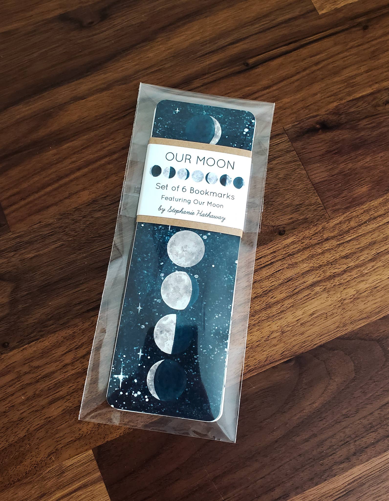 Stephanie Hathaway Designs – Großhandel Lesezeichen – Lesezeichen-Set „Mond“, Set mit 6 Lesezeichen4