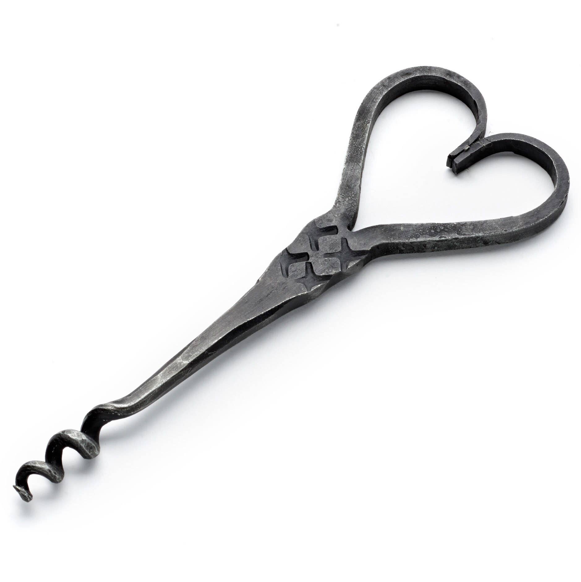 Gadsby – wholesale Wine tool set – Heart-Shaped Wrought Iron Corkscrew Wine Opener0