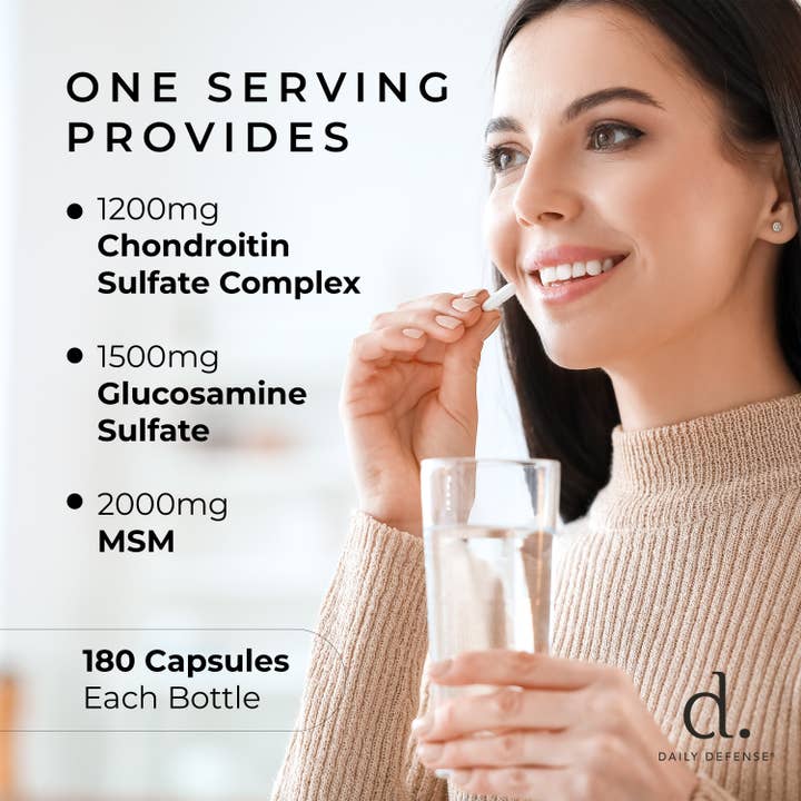 DAILY DEFENSE - Wholesale Oral Supplement/Vitamin - YOUTHFLEX Glucosamine, Chondroitin Complex With MSM, Joints4