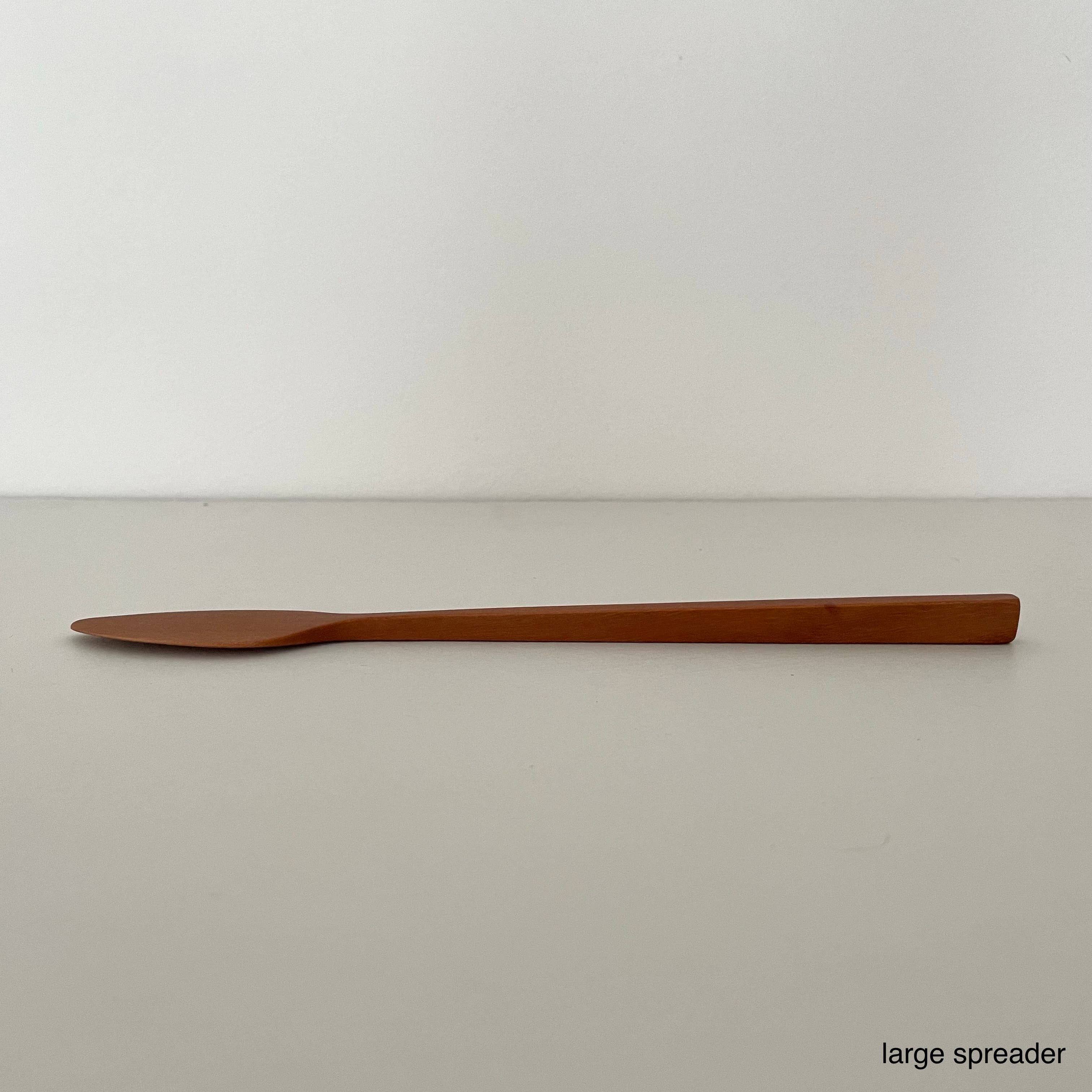 fort & field - Vente Ustensile de service - Cuillères à café à confiture en bois de forme vintage fabriquées à la main13