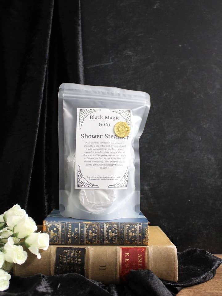 Shower Steamers | Eucalyptus + Peppermint for wholesale by Black Magic and Co