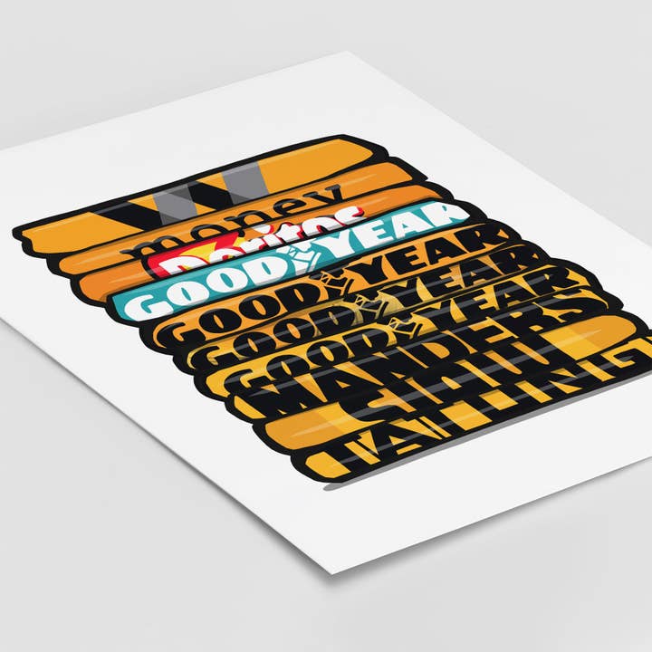 Football Devotion – wholesale Art print – Wolverhampton Shirt Stack Print1