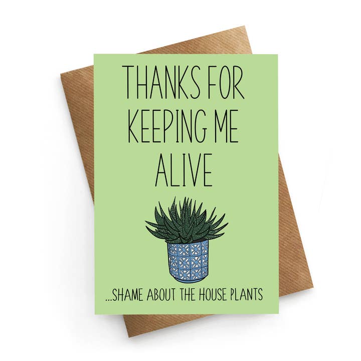 Keeping Me Alive - Mothers Day Card for wholesale by STUCK SHOP GIFTS