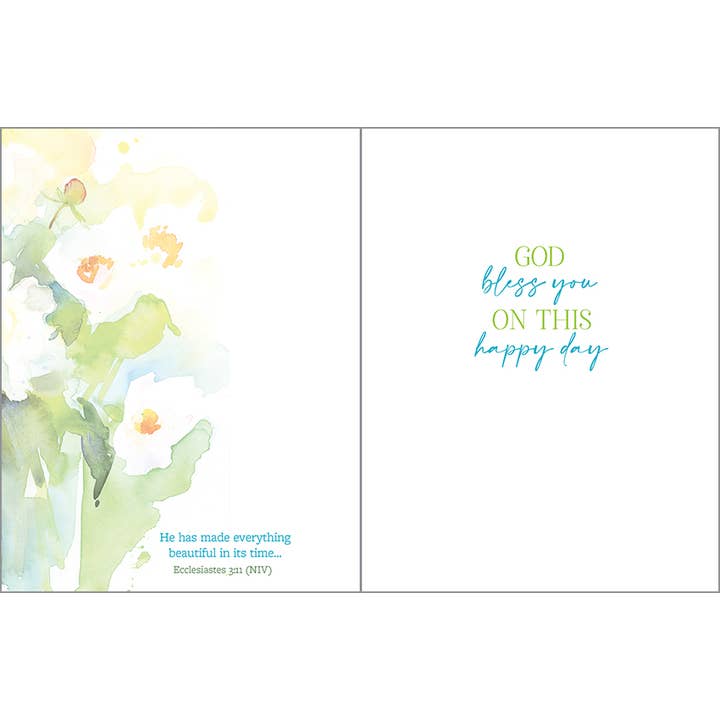 GINA B DESIGNS – Engroshandel Fødselsdagskort – Med Skriftens Fødselsdagskort - Sunny Bouquet1