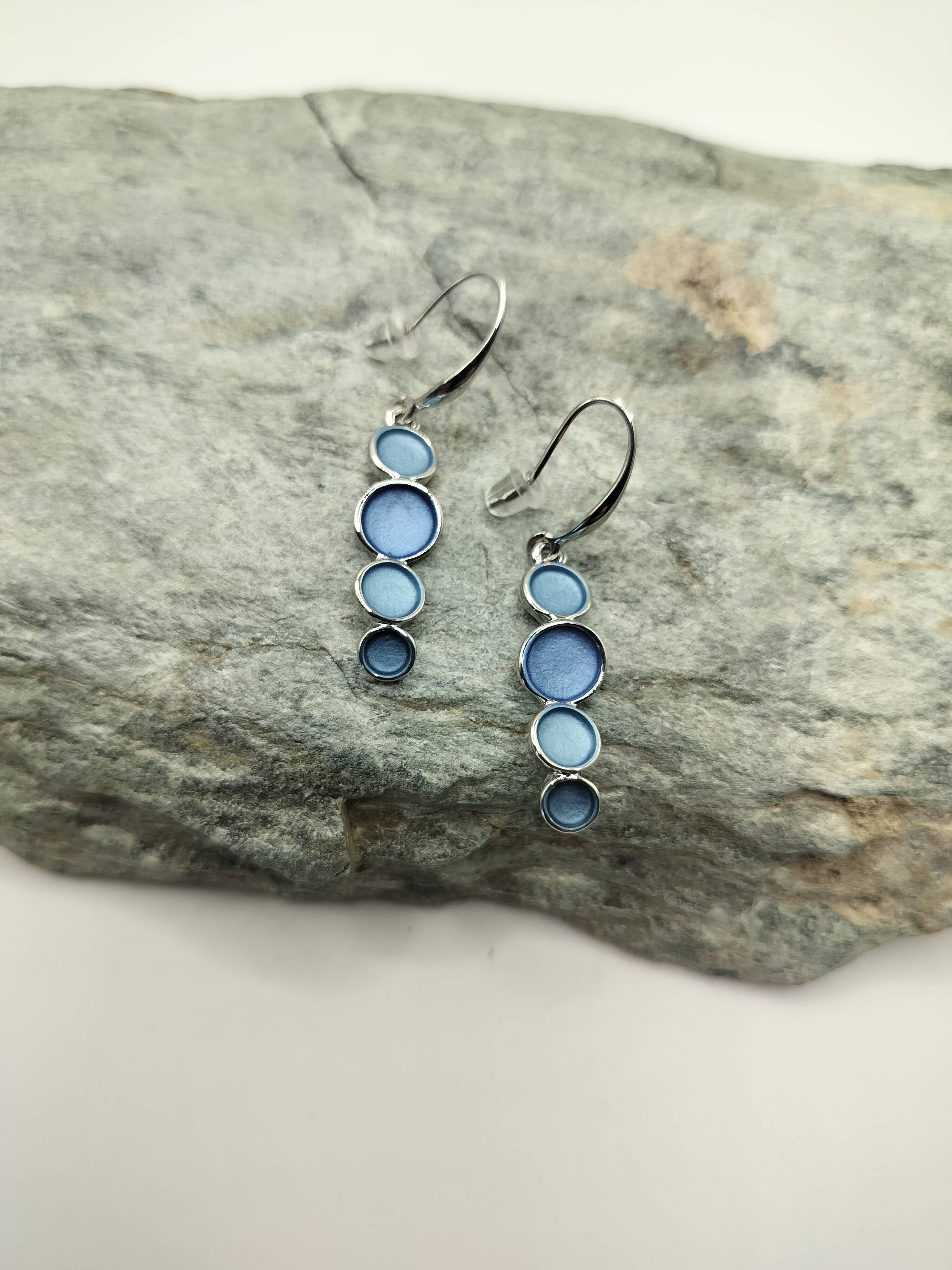 Captiva Blu Jewelry - Wholesale Dangle Earrings - Multi color Blue Earrings 30989