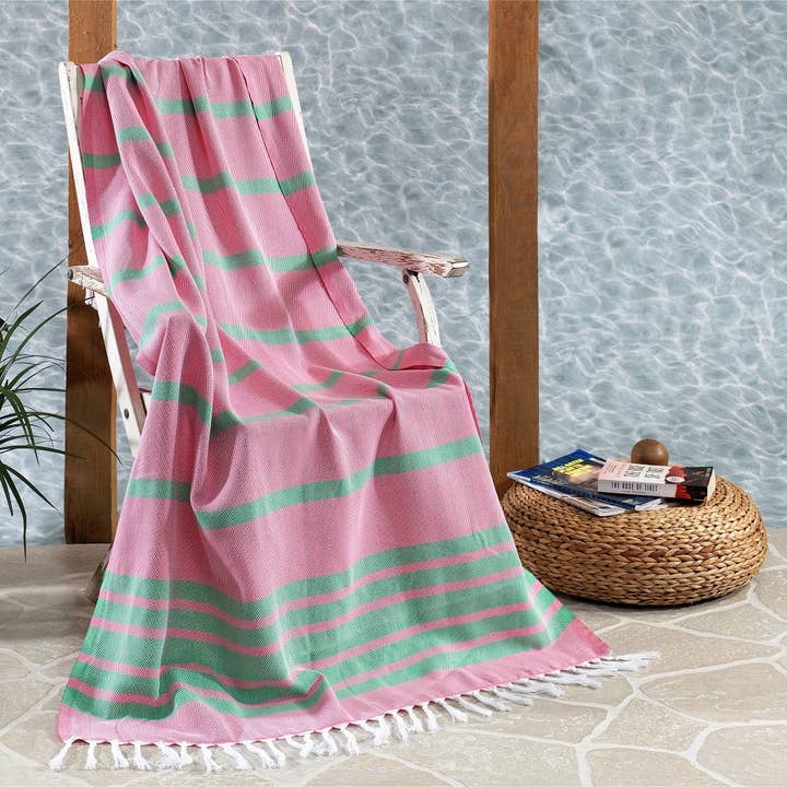 Asciugamano Hammam Milas in morbido cotone per la vendita all'ingrosso da parte di Cotton and Olive