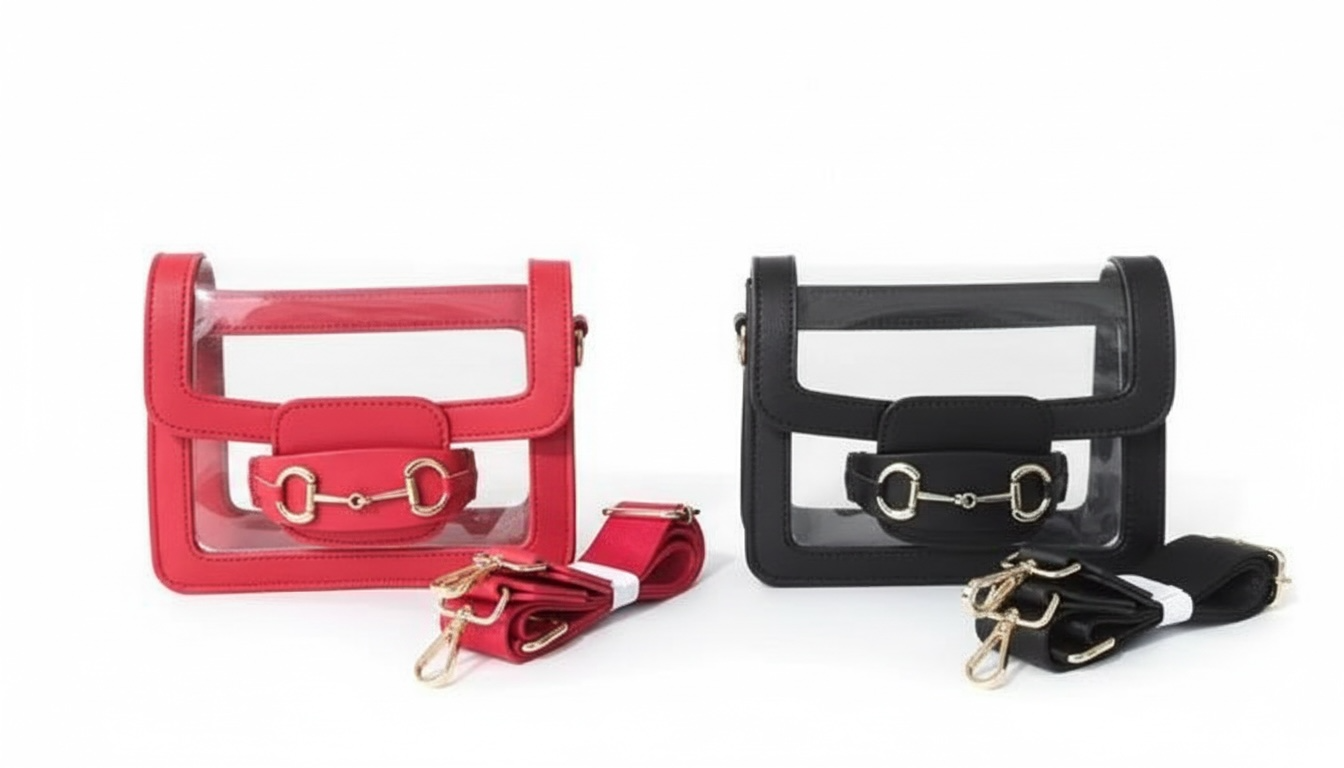 Gameday Luxe - Wholesale Crossbody Bag - Women's - The Ashley Clear Handbag3
