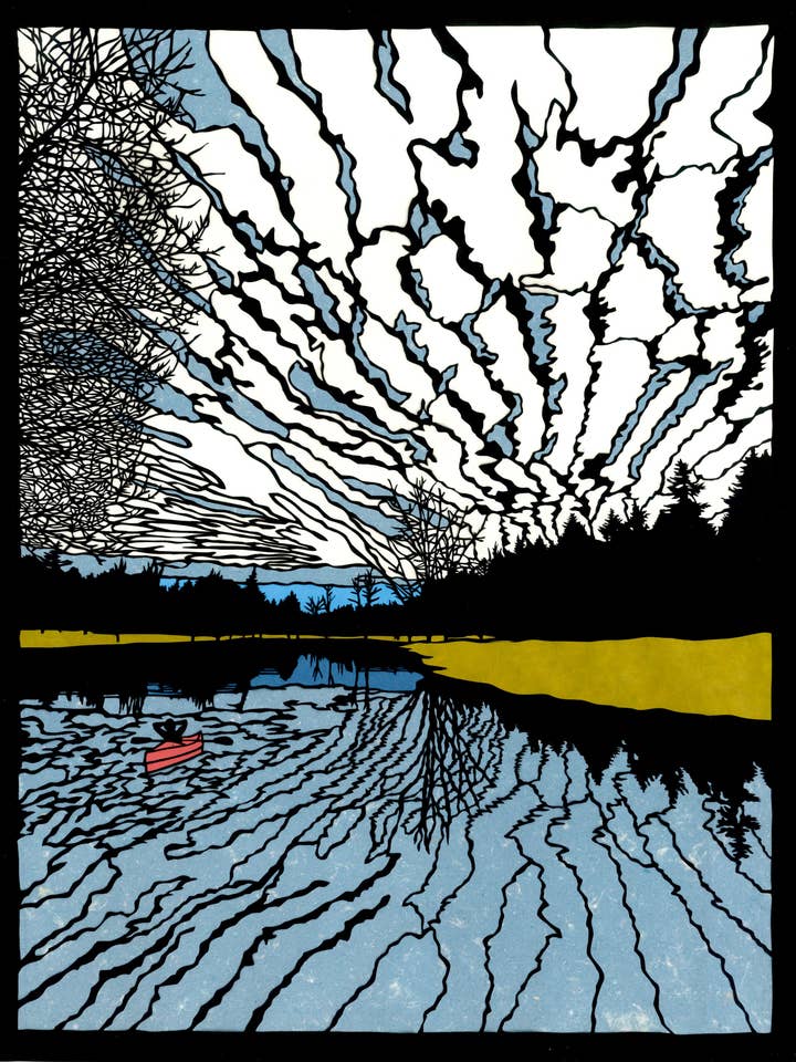 11" x 14" Poster #106 When Sky Meets Water for wholesale by Elizabeth VanDuine