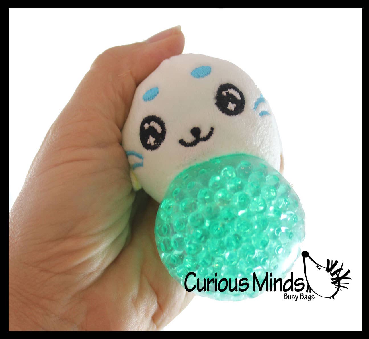 Curious Minds Toys - Wholesale Squishy Toy - Kids & Baby - 1 Plush Ocean Sea Animal Water Bead Filled Squeeze Stress Ba13