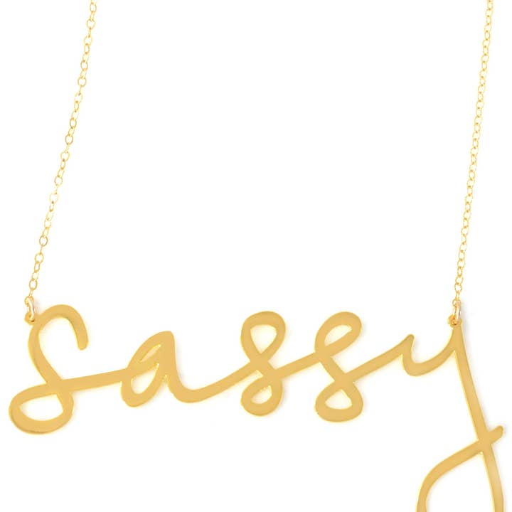 Collier Empowerment Sassy pour la vente par Brevity.