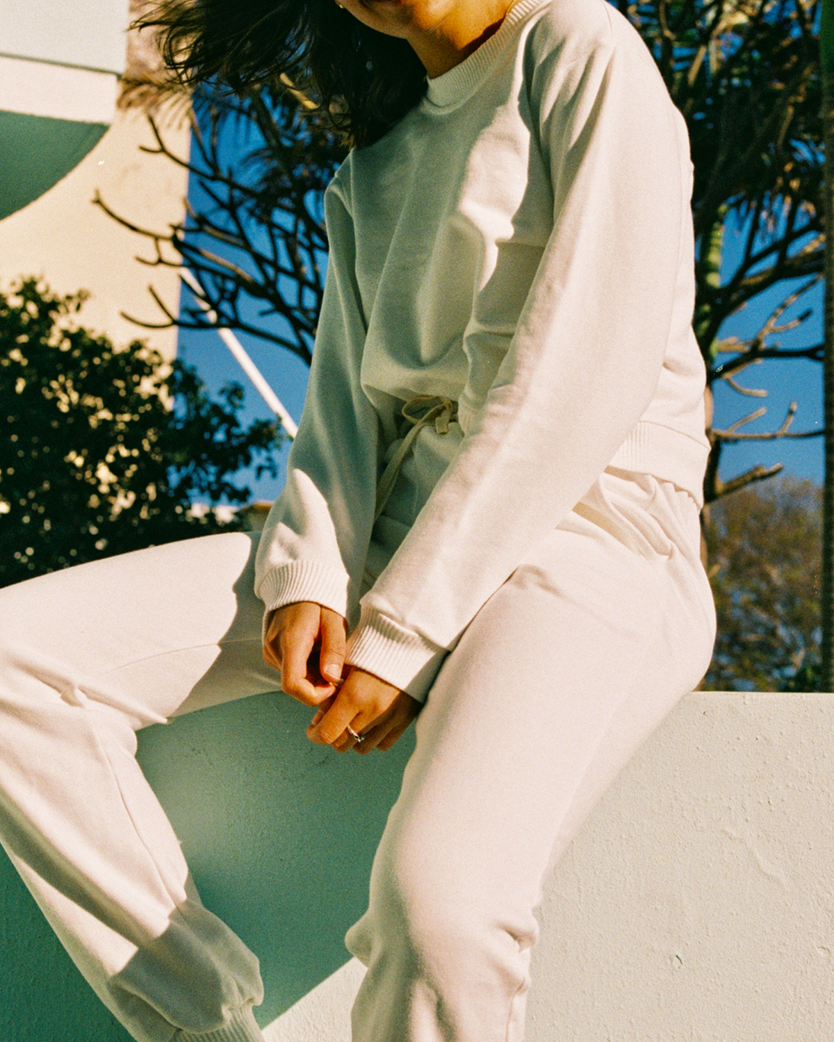 Cosy Trackies - Organic Cotton - Cream for wholesale on Faire5