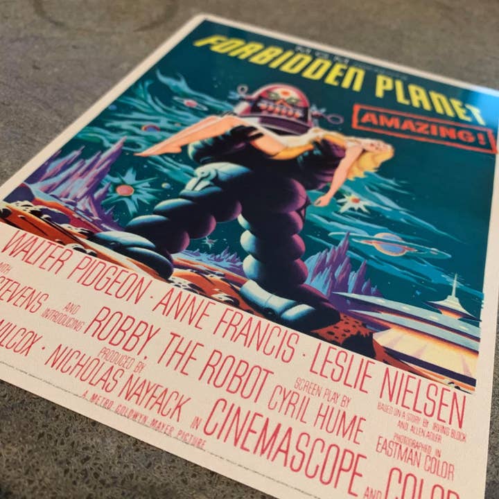 The British Metal Signs Company – wholesale Sign – Forbidden Planet - Metal Movie Wall Sign