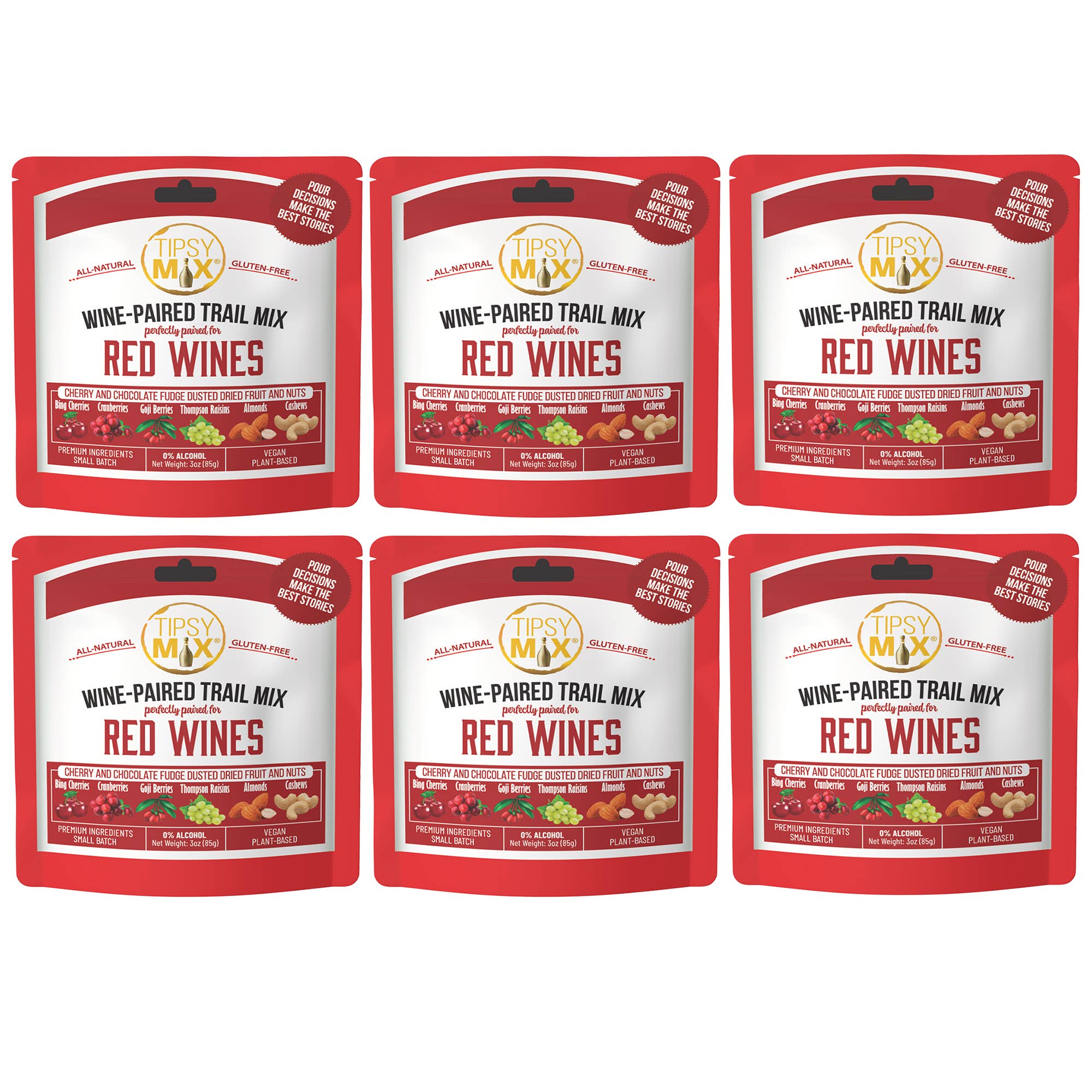 Tipsy Mix - Wholesale Trail Mix - 03. Wine-Paired Trail Mix - Red Wines 5