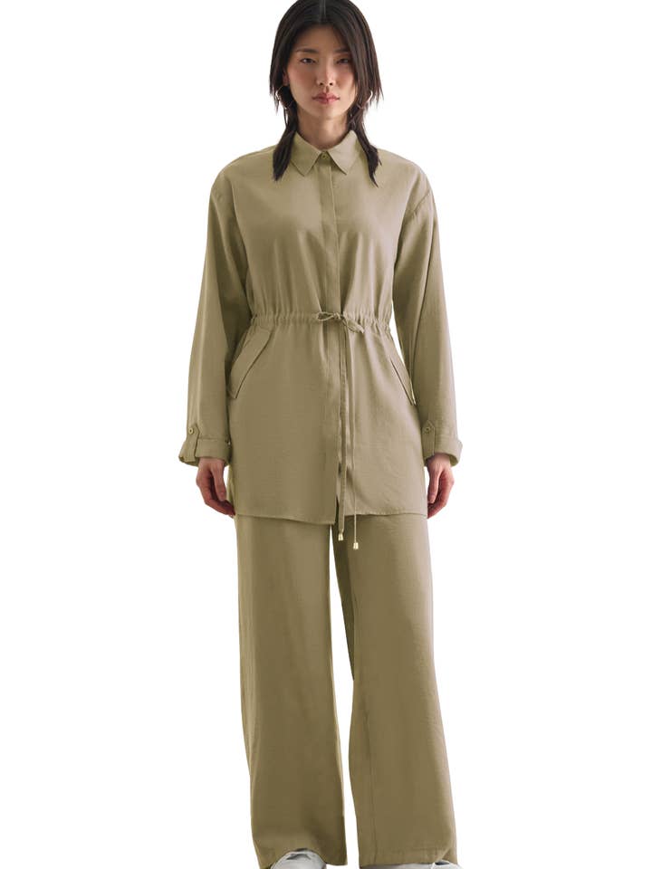 Light Weight Cinch Waist Tunic - Tunic for wholesale by Future Brands Group