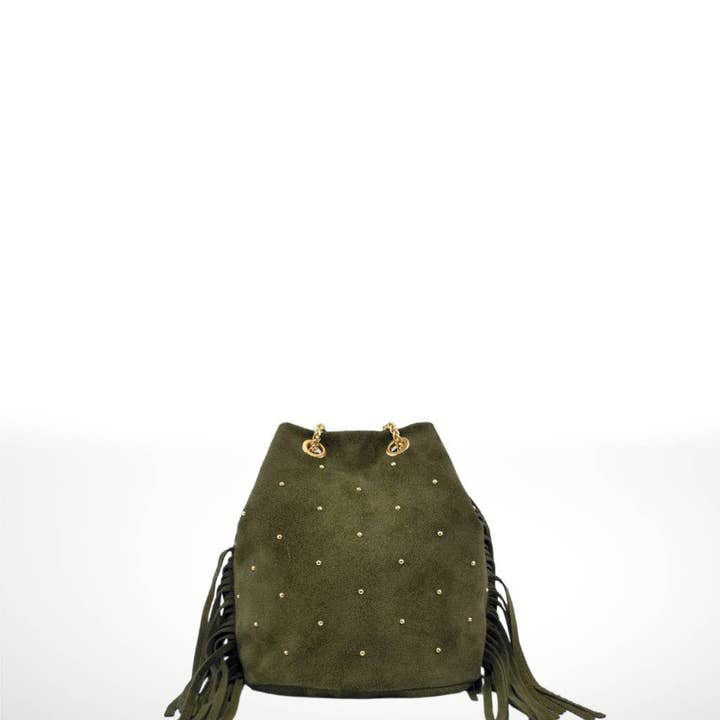 ITALIAN'S LEATHER - Wholesale Shoulder bag – women's - Flora ² Suede leather shoulder bag18