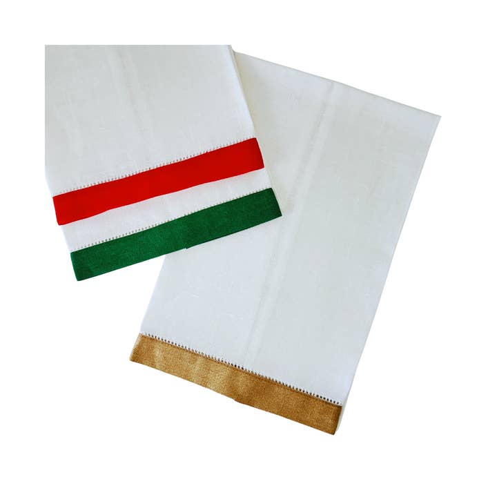 Trimmed and Tailored Guest Towel for wholesale by Garden Folly Fine Linens