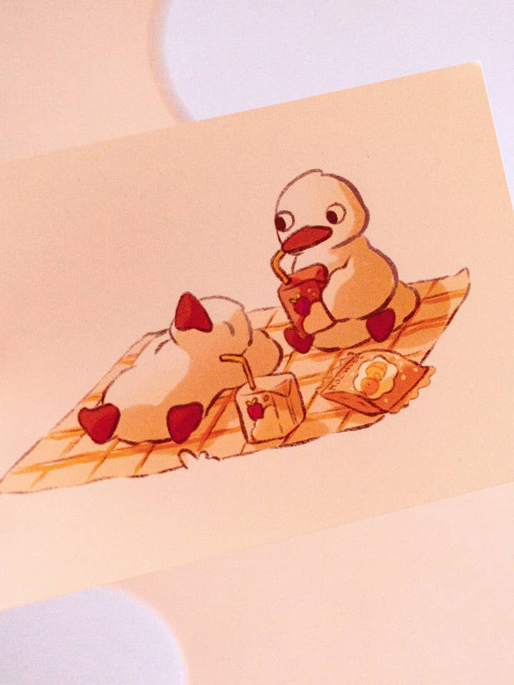 Mini impressões - Patos para piquenique por atacado de Sekai of kangae